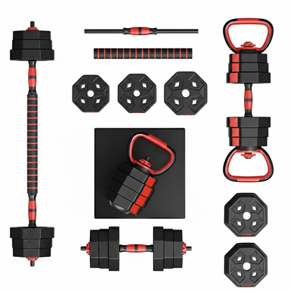 Barbell and Dumbell Connector Bar set