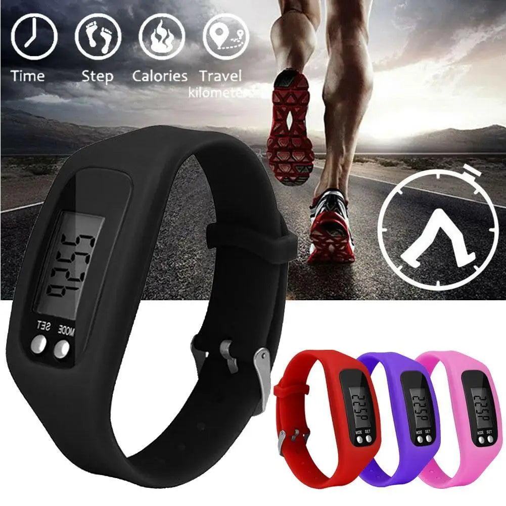 Sport Step Counter Digital Watch Bracelet